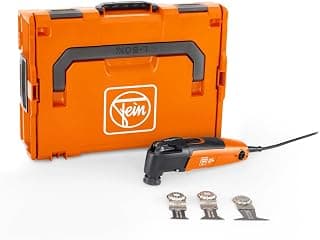 FEIN Multimaster MM 300 Plus Start, Machine oscillante,équipement de base pour scier du bois, des métaux, des plaques de plâtre et plastiques, Porte-outil StarlockPlus, système de serrage rapide