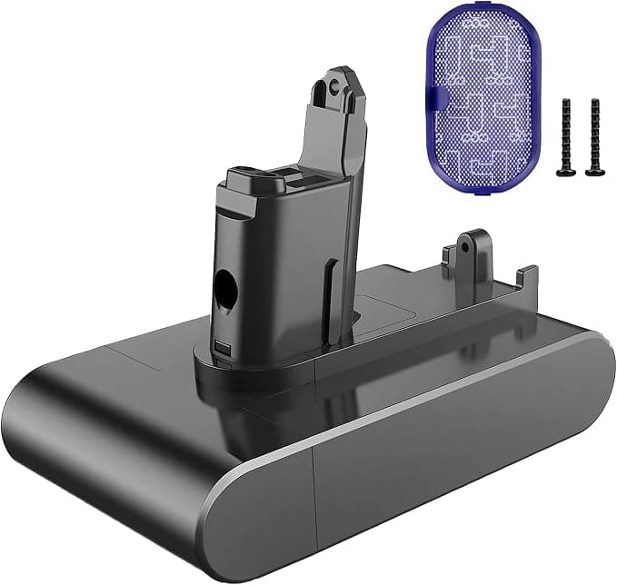 Replacement Battery 5000mAh DC45 DC31 for Dyson Type B DC31 DC34 DC45 DC35 DC56 DC57 Vacuum Cleaner with Filter (Only Compatible with Dyson Type B) - Image 1