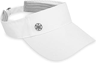 Gaiam Women's Visor Hat - Classic Outdoor Cap - Anti-Sweat Dry Fit Headband - Preformed Billet, Adjustable Waist for Running