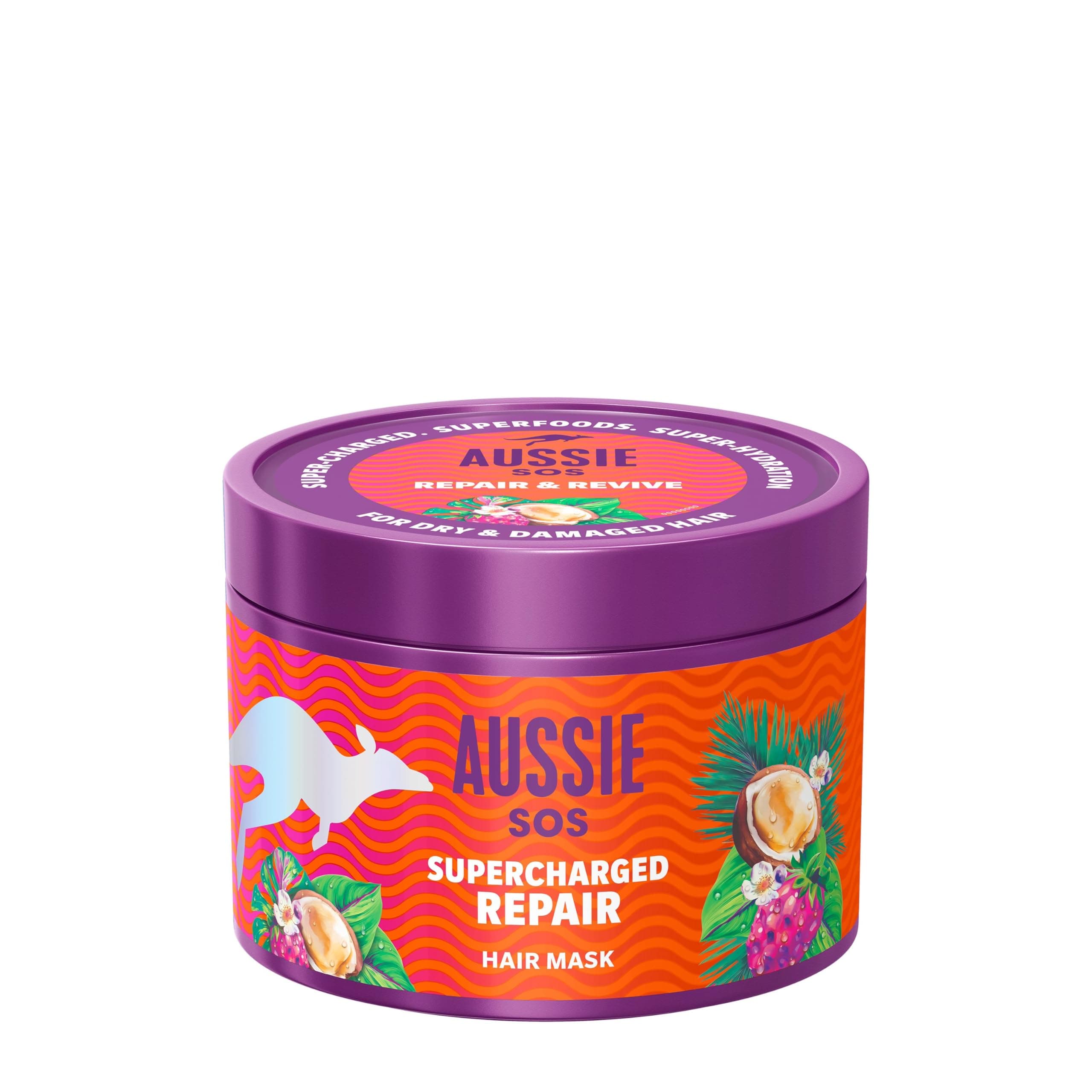 Aussie SOS Réparation Surpuissante Masque Capillaire, 500ml, Aide, Réparer et Protéger les Cheveux Secs et Abîmés, Pour Des Cheveux Doux et Lisses - Image 9
