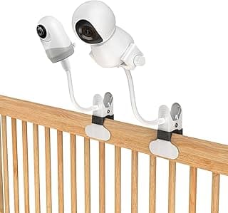 Support Camera Bebe, Support Babyphone Universel pour GHB/Vtech/ieGeek/Philips Majorité Caméra Bébé, Support Flexible avec Connexion à Vis 1/4, Support de Serrage Sécurité