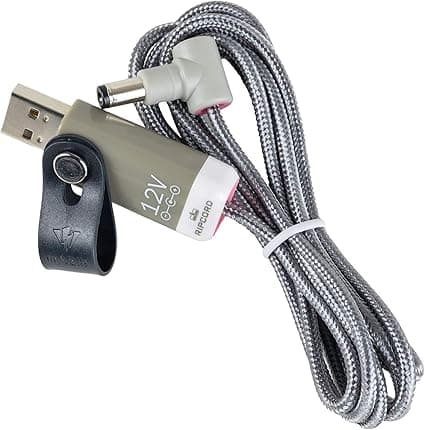 myVolts Ripcord 12V USB Power Cable Compatible with Philips Hue Go 2 Smart Light - Image 1