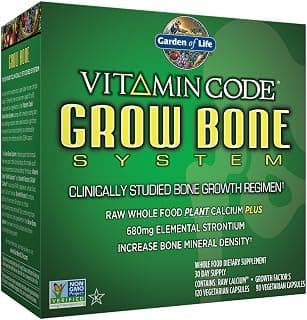 Garden of Life Vitamin Code Grow Bone System, approvisionnement en 30 jours