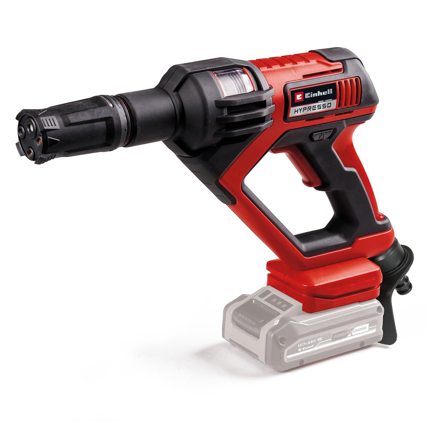 Einhell HYPRESSO 18/24-1 Power X-Change Cordless Medium Pressure Cleaner Gun (18 V, 24 Bar, Mobile Cleaning and Watering, Flow 240 l/h, Accessories Included, Without Battery or Charger)