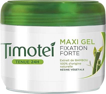 Timotei Timotei Maxi Hair Gel, 100% Plant Based Bamboo Extract, Plant Resin, Strong Hold 24h - 300ml