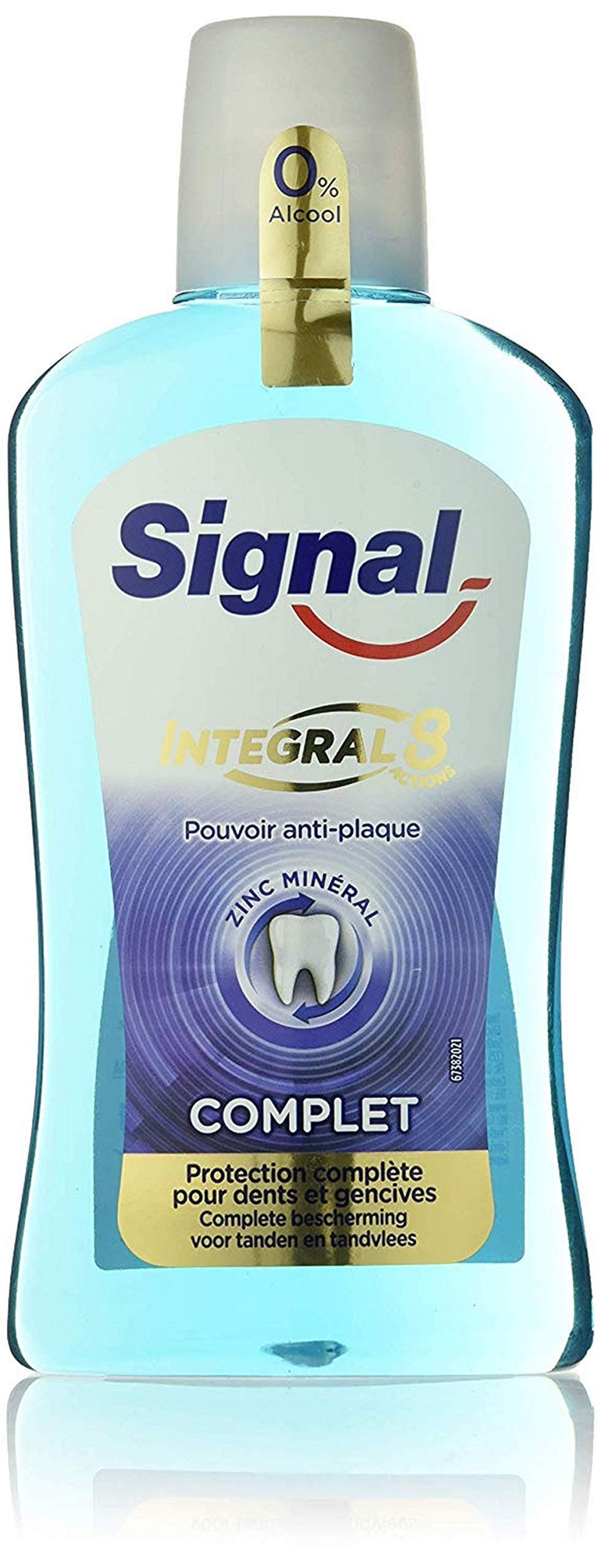 Signal Integral 8 Antibacterial Mouthwash Anti-Plaque, 500 ml - Image 1
