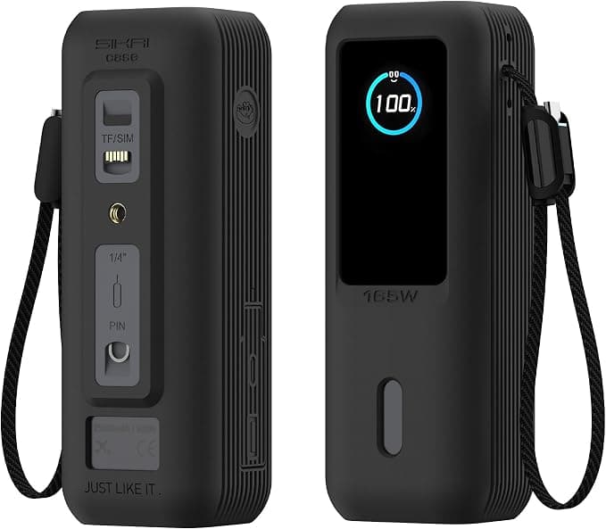 Anker Silicone Case for Anker Zolo External Battery (25000 mAh 165 W), Silky Touch, Full Envelope, Anti-Scratch Shockproof Case Cover for PowerBank Anker 25K 165W A1695 – Ideal for Travelling