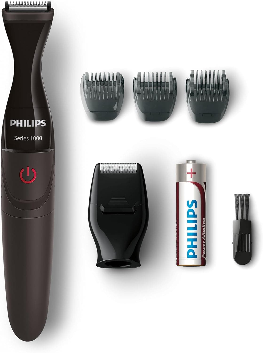 Philips - Tondeuse multi-styles Series 1000 avec 3 sabots de précision, Noir, modèle MG1100/16 - Image 1