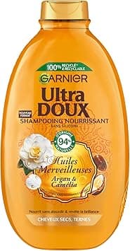 Garnier Ultra Doux Nourishing Shampoo with Wonderful Oils 600 ml