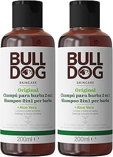 Bulldog Bulldog Original Shampooing et Revitalisant pour Barbe Homme, 1-pack (1 x 200 ml) (Lot de 2)