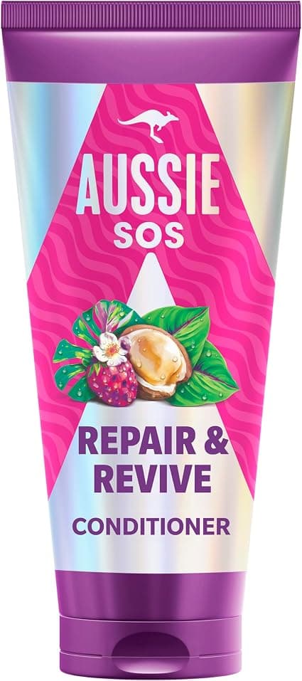 Aussie SOS Repair & Revitalization Conditioner 350ml For Dry, Stressed and Damaged Hair, Soft and Moisturized Protects From Styling Damage - Image 1