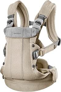 BabyBjörn Harmony Baby Carrier, Mesh 3D, Gray-beige