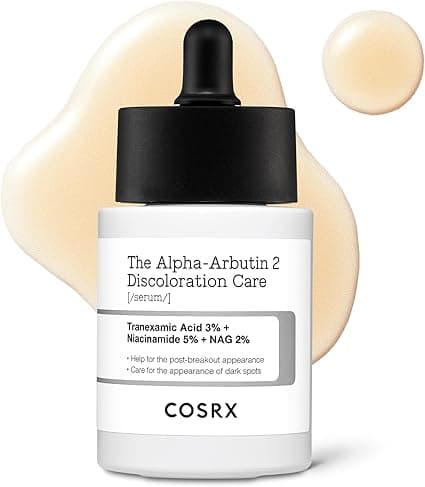 COSRX Alpha-Arbutin 2% Discoloration Serum, Melanin Treatment Face Serum with Niacinamide 5% & Hyauronic Acid, Clinically Tested, Korean Skincare