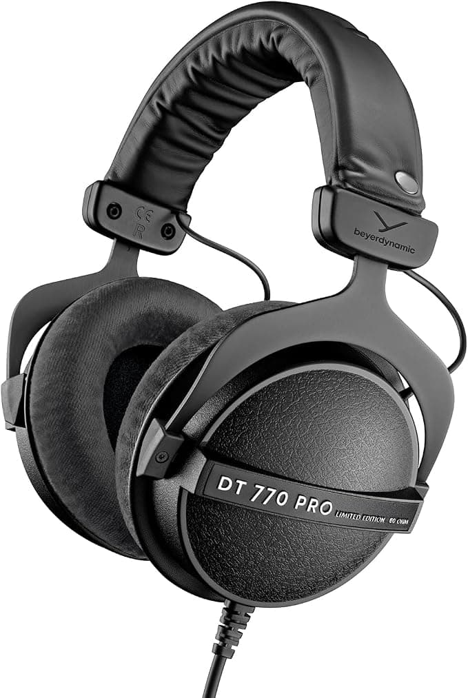 beyerdynamic DT 770 Pro 80 Ohm Black Limited Edition Closed Wired for Professional Recording and Monitoring - Image 1