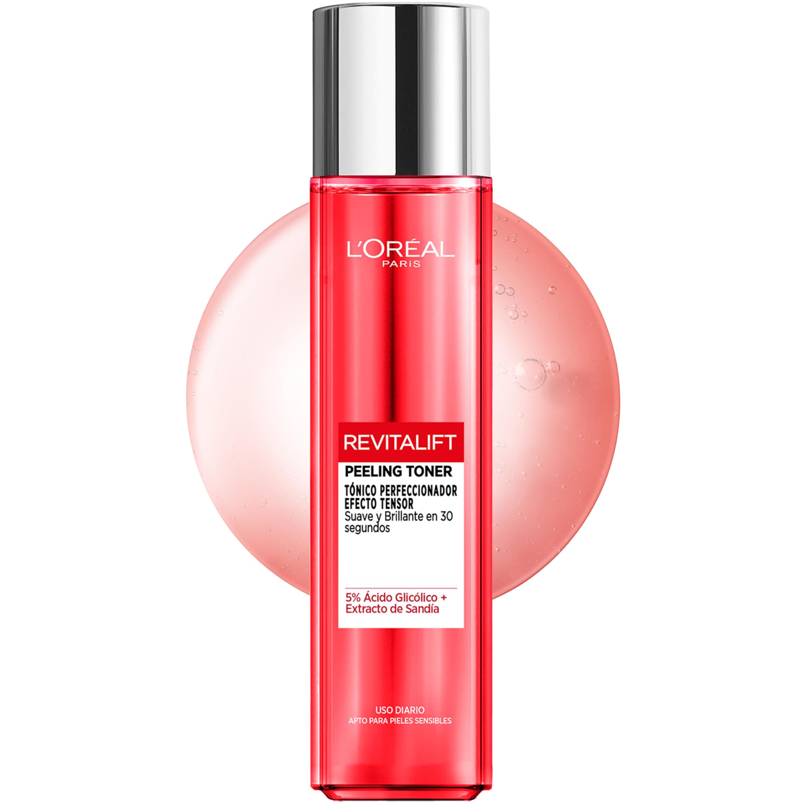 L'Oréal Paris Revitalift Tónico Efecto Peeling Ácido Glicólico 180 ml