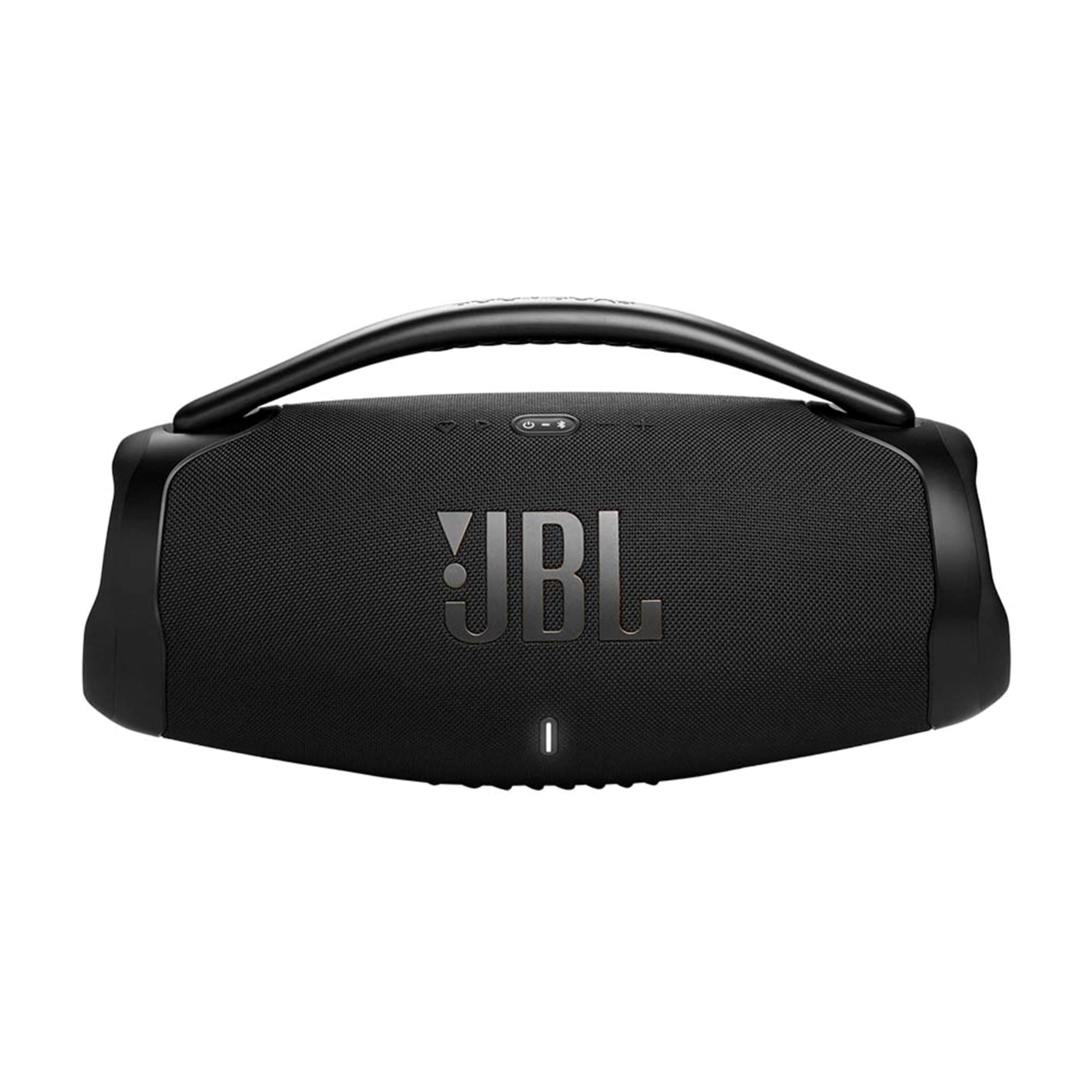 JBL Boombox 3 WiFi, Portable Speaker Compatible with Bluetooth and WiFi, JBL Original Pro Sound and Powerful Bass, Waterproof and Dust-proof, 24 Hour Battery Life, Black