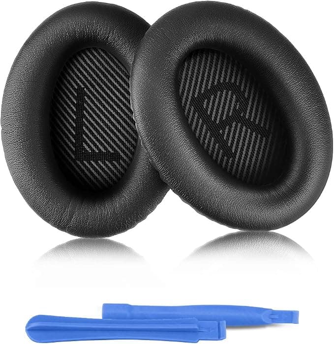 ELZO Professional Replacement Ear Pads for Bose Quiet Comfort Bose QC2 / QC15 / QC25 / QC35 / QC35II / QC45 / AE2 / AE2i / AE2w / SoundTrure/SoundLink Headphones - Image 1