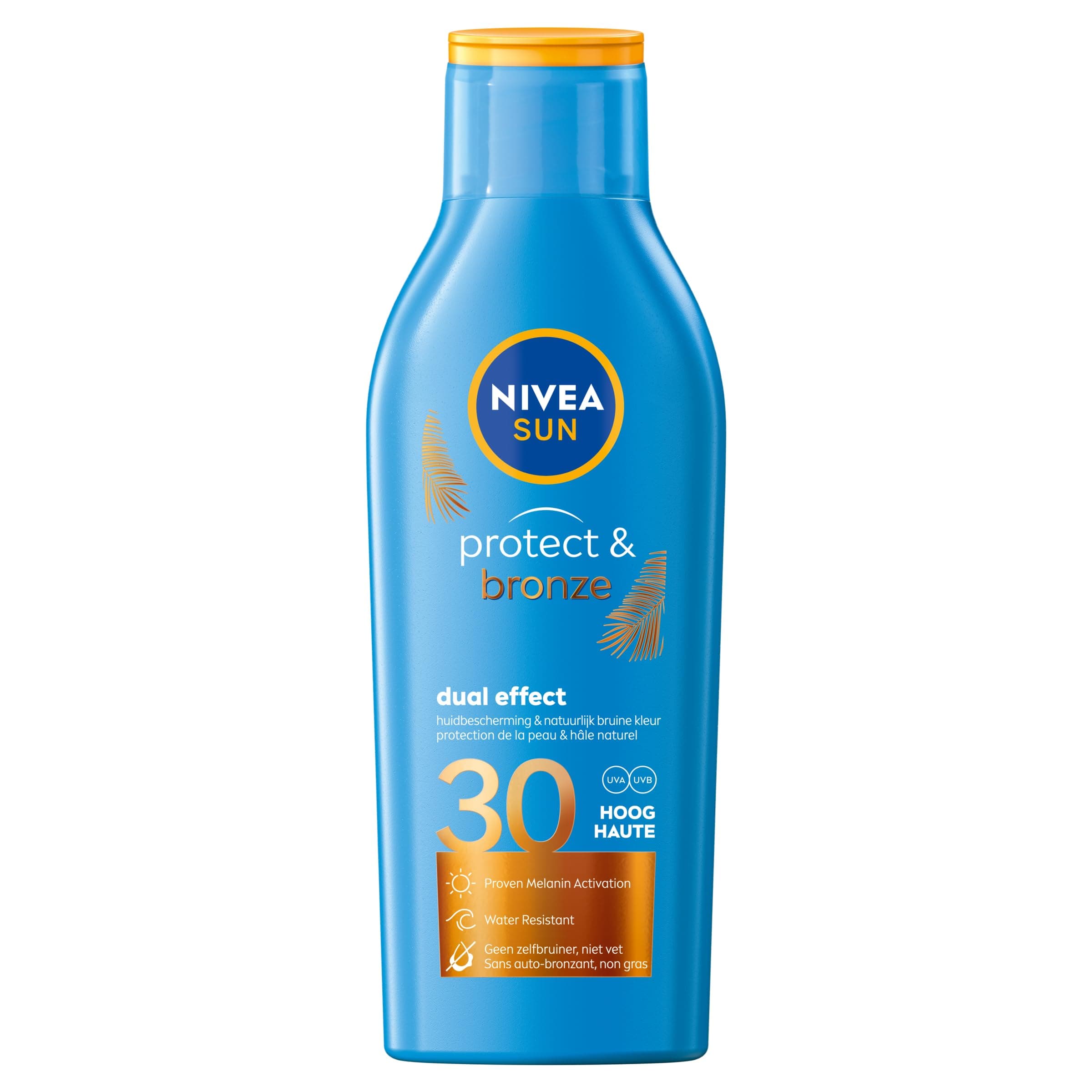 NIVEA SUN Lait solaire activateur de bronzage Protect & Bronze FPS 30 (1 x 200 ml), crème solaire avec protection UVA/UVB pour un hâle naturellement bronzé - Image 6