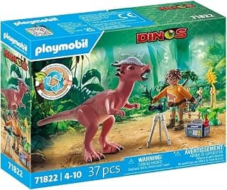 Playmobil | Dinos | Observation du Stygimoloch | Jeu de Dinosaures | Jouet d’Aventure pour Enfants de 4 Ans et Plus | 71822