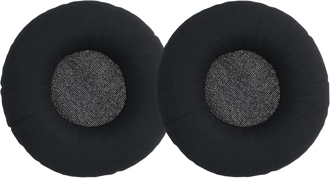 kwmobile 2 x Ear Pads Compatible with Sennheiser Urbanite (506452) Foam Ear Pads for Headphones – Black - Image 1