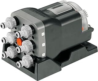 Gardena Gardena Sélecteur automatique : distributeur à 6 voies, fonctionnement facile, peu encombrant, utilisation flexible, idéal même pour basse pression d'eau, filetage mâle 3/4 Pouce (1197-20)