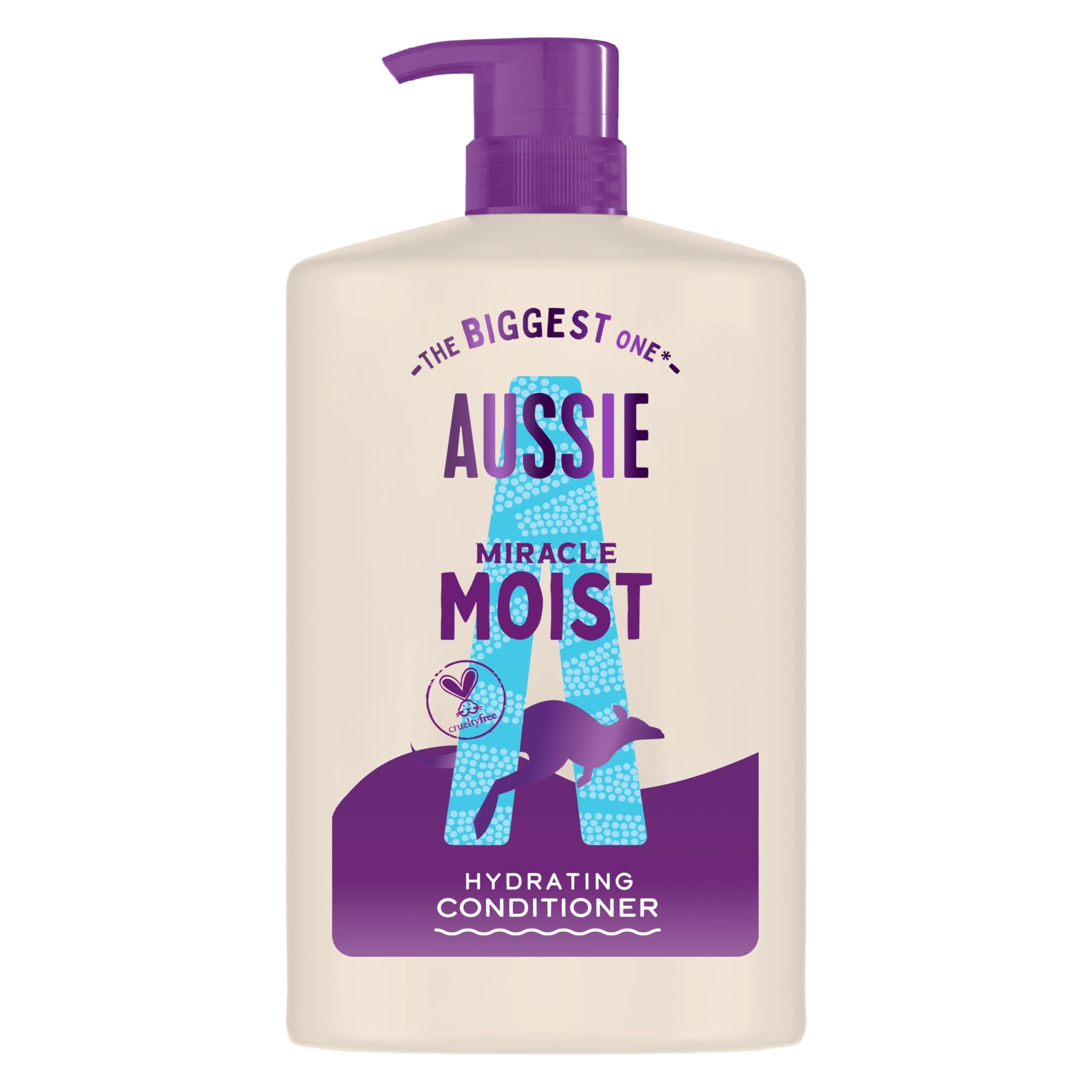 Aussie Miracle Moist Detangling Conditioner 1000ml, Moisturizing Formula to Revitalize and Restore Dry and Fragile Hair, Vegan