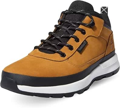 Timberland field trekker mid lace up 231 wheat low-top sneaker, Wheat, 44 EU