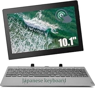IdeaPad D330-10IGM 2-in-1 Laptop with Touch Screen and Keyboard, Intel Celeron N4000, 64GB SSD, 4GB RAM, PC 10.1" Tablet, Windows 11 Pro (Renovated)