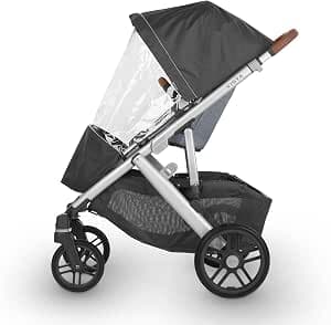 UPPAbaby Vista Cruz Stroller Rain Cover Performance Waterproof Windproof Vented Design Quick Release Easy Child Access