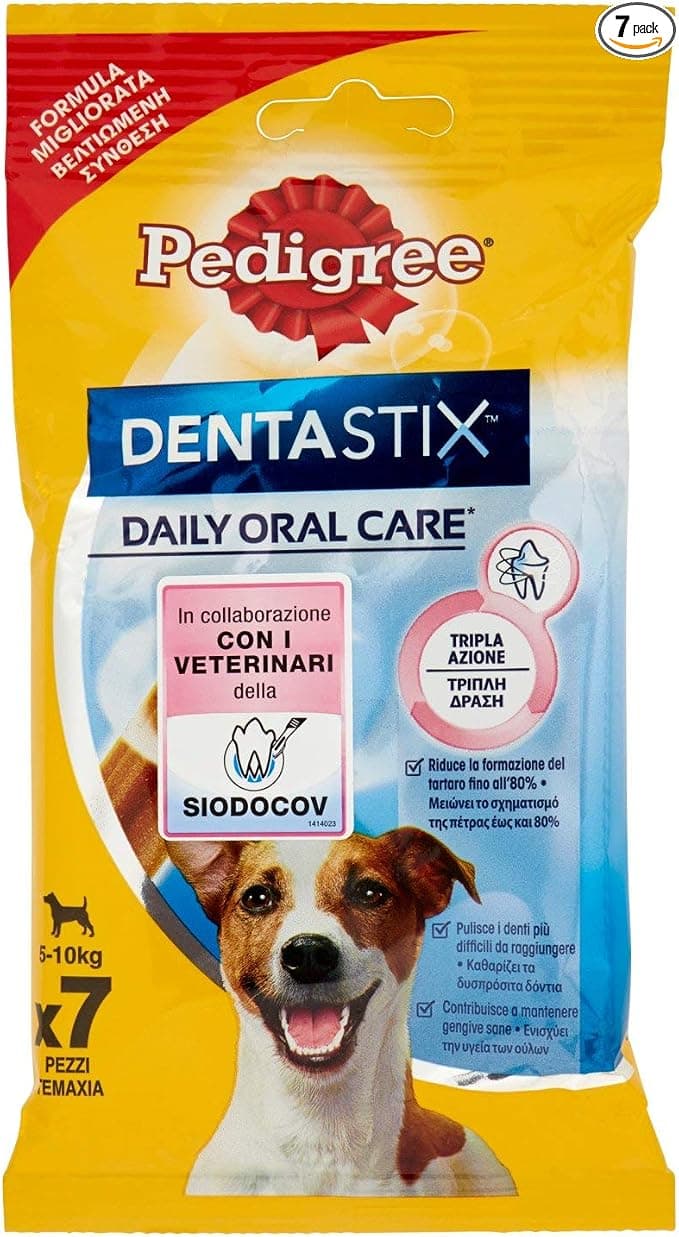Pedigree Dentastix One par jour Mini 5-10 kg - 7 pièces de 110 g - Image 1