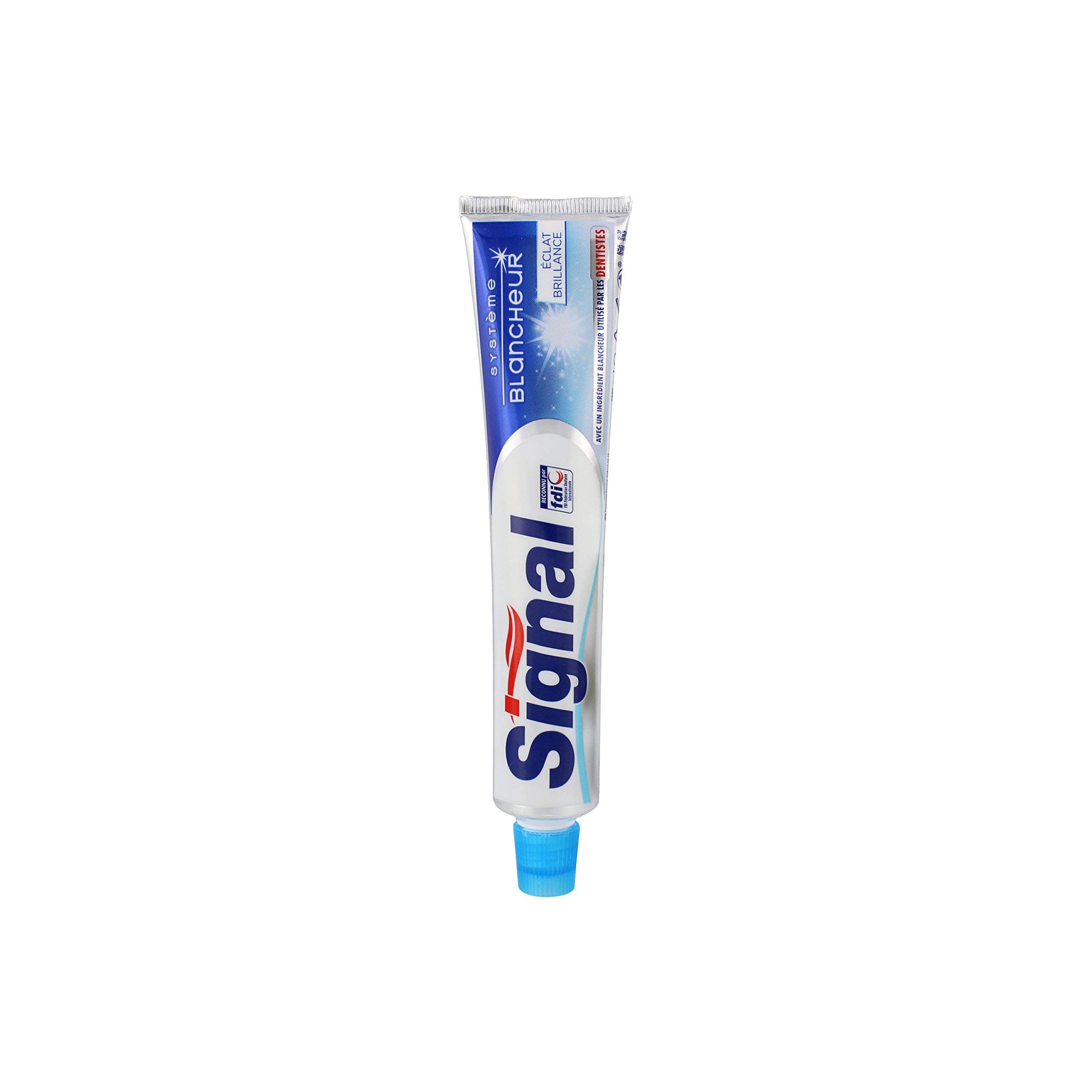 Signal Dentifrice Système Blancheur Eclat Brillance 75ml, Dents Blanches & Eclatantes, Santé Dentaire - Image 9