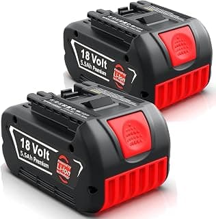 2X Batterie de Rechange pour Bosch Batterie 18V 8000mAh Li-ION Batterie d'outils pour Bosch 18V BAT618 BAT618G BAT619 BAT619G BAT610G BAT610 BAT609 BAT609G BAT612 BAT622