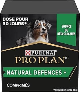 PURINA PRO PLAN | Natural Defences+ | Chien | Aliment complémentaire pour Chien Adulte | Soutient le système immunitaire, aide à la production naturelle d'anticorps| Comprimés | Boîte de 67g