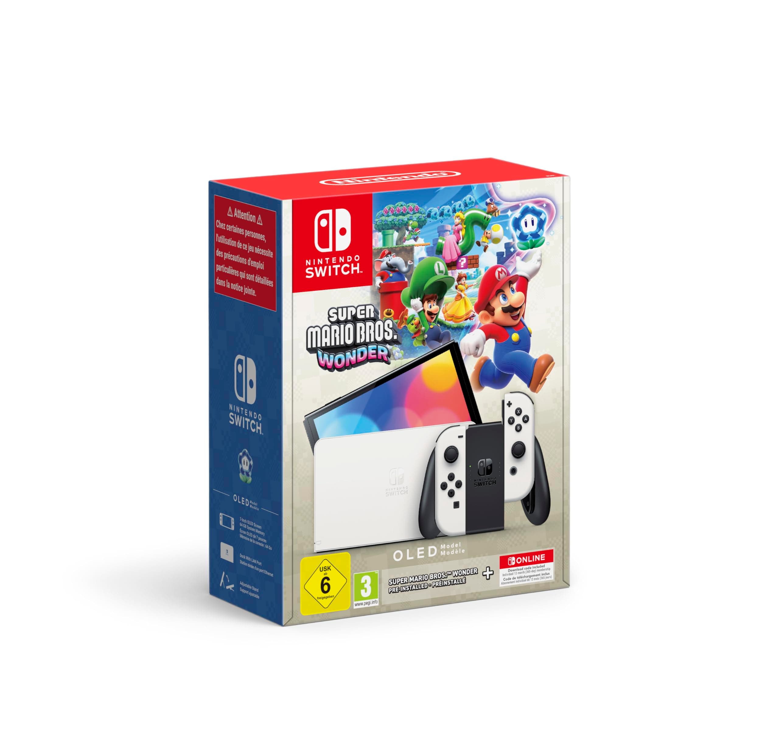 Nintendo Console Nintendo Switch - Modèle OLED Super Mario Bros. Wonder