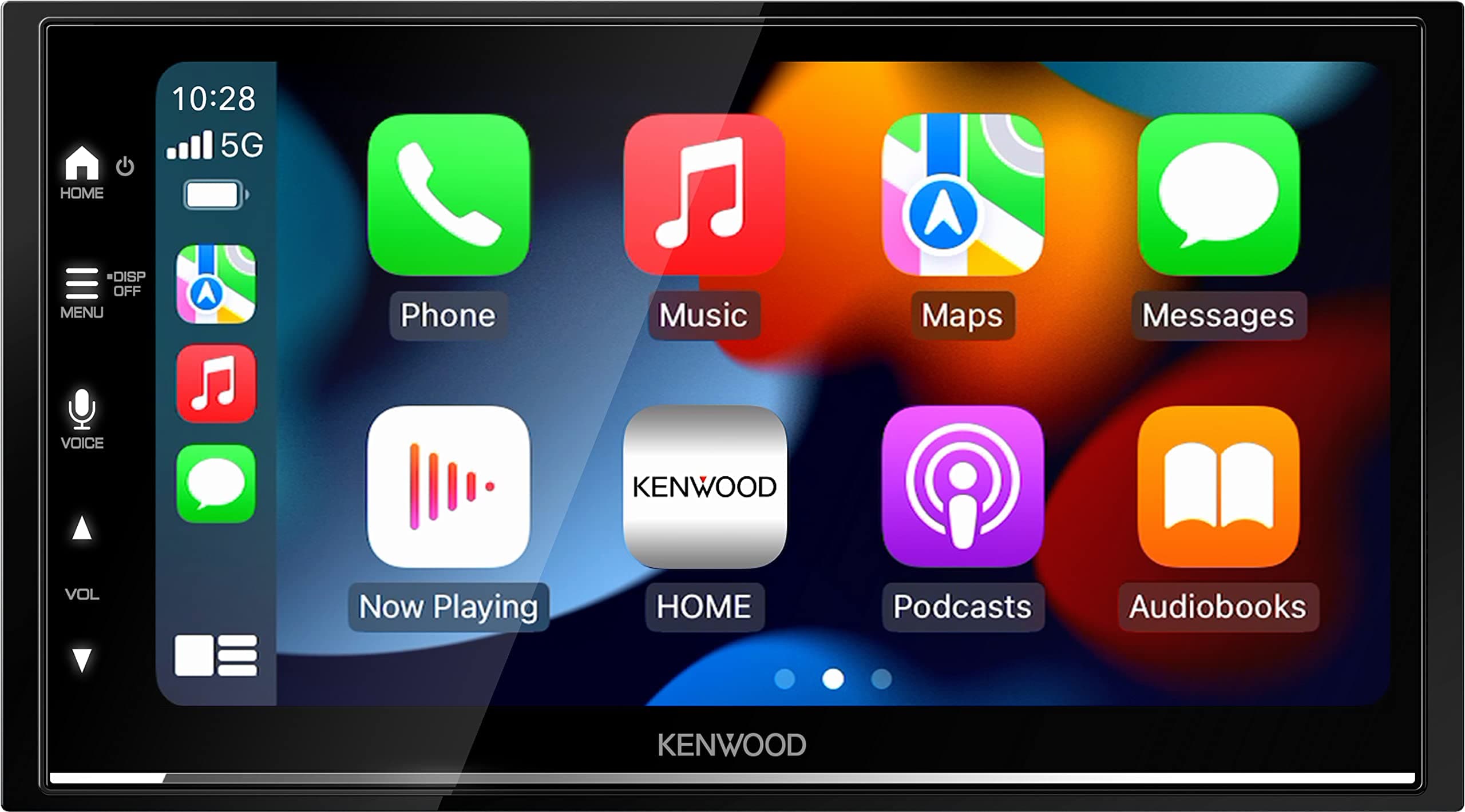 KENWOOD DMX7722DABS - 6.8" Digital AV Media Receiver with Wireless CarPlay and Android Auto (4 x 50W, DAB+/FM, BT, 3 Pre-Out 2.5V, USB, iPod/iPhone Control)