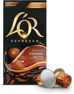 Nespresso L'OR Café 10 Capsule Espresso Caramel, Compatible Machine Nespresso, 52g