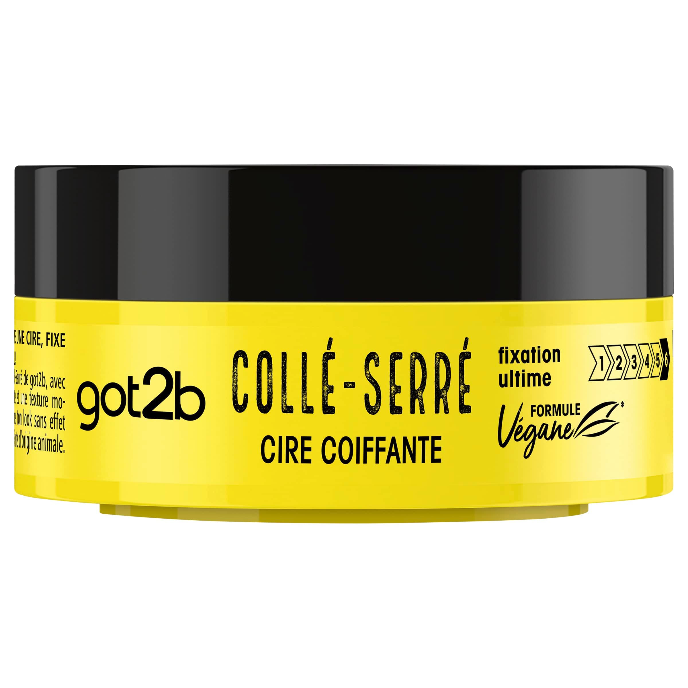 Schwarzkopf Got2B - Styling Wax for Hair - Ultimate Fixing - Tight Bonded - No Cardboard Effect - Use on Dry Hair - 75 ml Pot