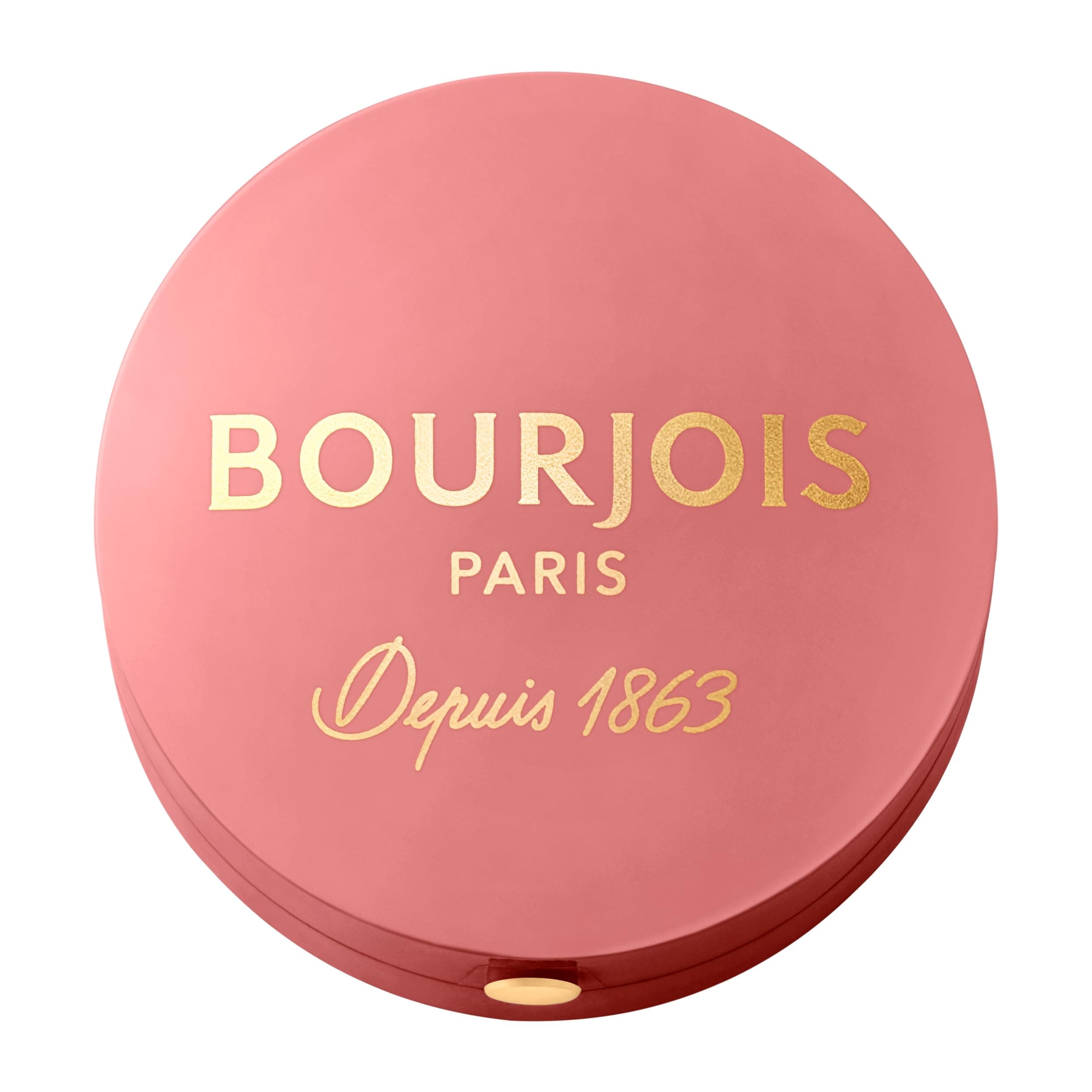 BOURJOIS - Boîte Ronde Blush 74 Rose Ambre - Piceau & Miroir Intégré - Technologie Fard Cuit - Texture Fine & Légère - Facile À Estomper - Parfum Gourmand - Image 10