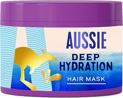 Aussie Deep Hydration Masque Vegan - Hydratation Intense - Pour Cheveux Très Secs, Épais Et Bouclés - À L’Huile D’Avocat, De Jojoba Et De Noix De Macadamia, 450 ml - Image 1