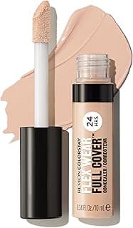 Revlon ColorStay Flex Wear Full Cover, Anticernes haute couvrance, infusé d'acide hyaluronique et de vitamine E, texture flexible et longue tenue, 005 Fair, 10ml.