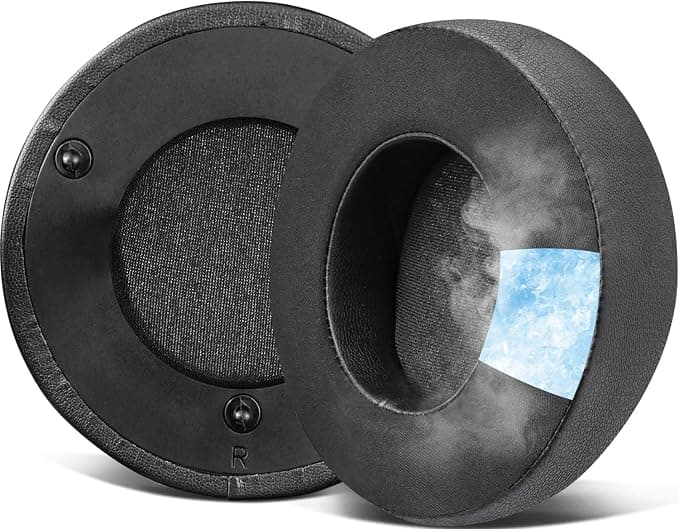 SOULWIT Cooling Gel Foam Cushion Pads for Razer Thresher Ultimate/Dolby 7.1/Xbox One/Tournament Edition Gaming Headset, Ear Cushions with High Density Foam