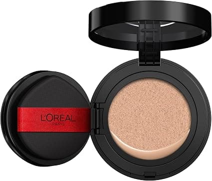 L'Oréal Paris Air Wear Cushion Foundation 24H High Coverage Undetectable Transfer Free All Skin Types Shade 140 - Image 1