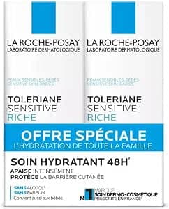 La Roche-Posay Tolériane Sensitive Riche Pack of 2 x 40 ml