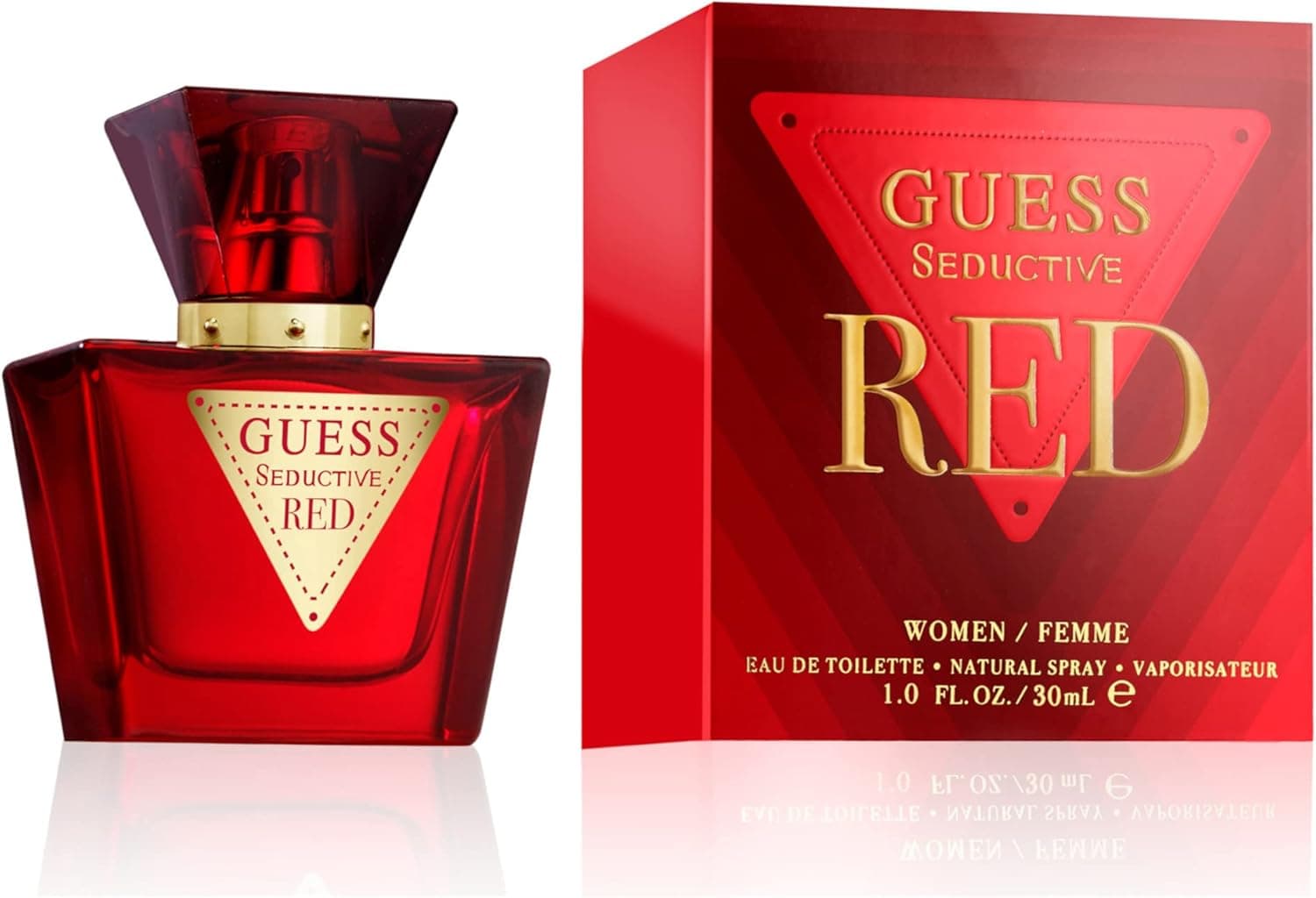 GUESS Seductive Red, Eau de Toilette pour Femme, Parfum Gourmand, Parfum Sensuel Longue Durée