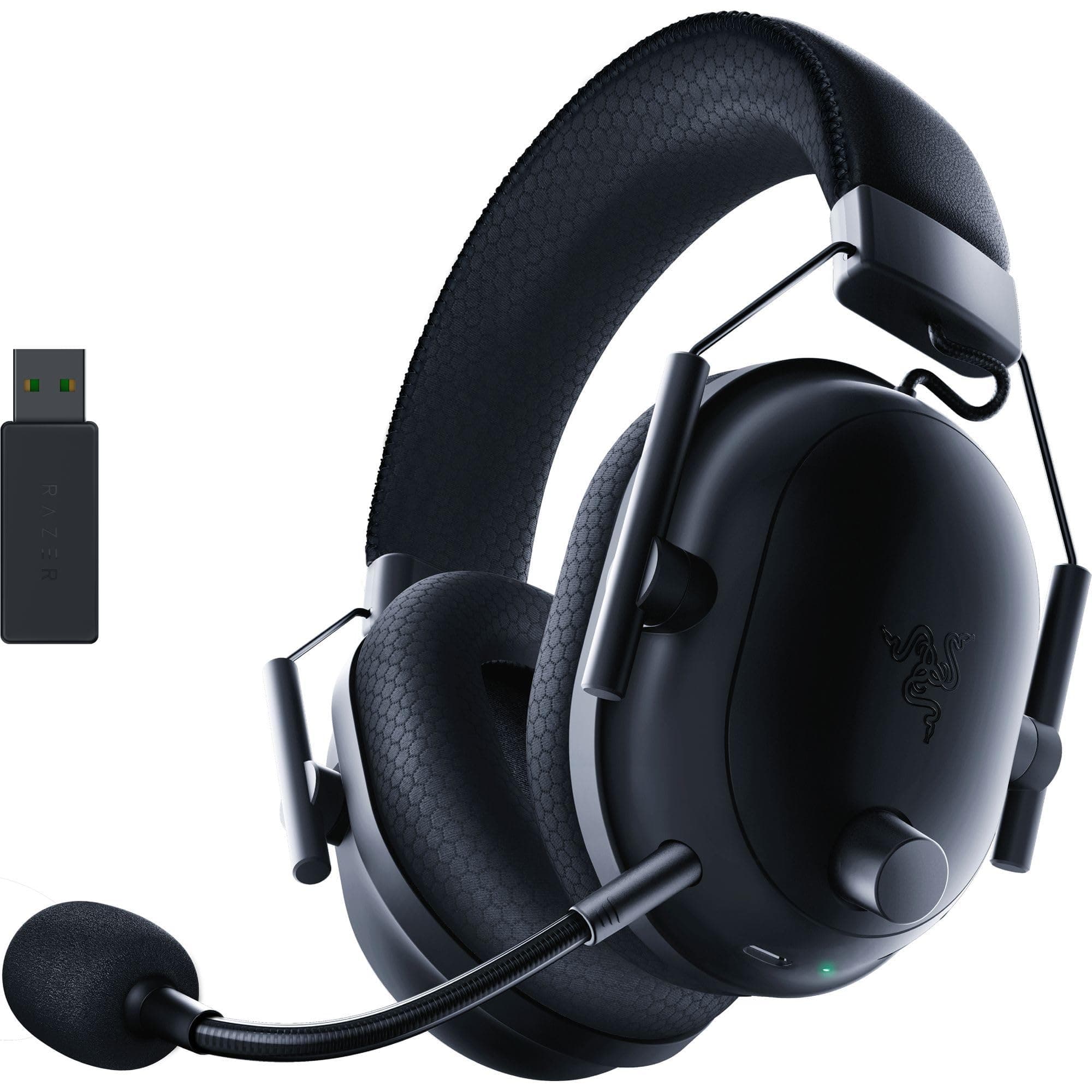 Razer BlackShark V2 Pro (2023) for PC - E-Sports Premium Wireless Headphones (HyperClear Super Wideband Microphone, TriForce Titanium 50mm, Bluetooth, Battery up to 70 hours) Black - Image 1