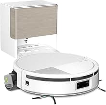 iRobot Roomba Max 705 Combo + Base AutoWash, Rouleau serpillière PowerSpin, Protection du Rouleau, Deux brosses, Vidage Automatique, Séchage du Rouleau à l’air Chaud, évite Les Objets, LiDAR, Blanc