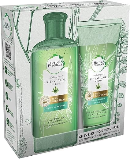 Herbal Essences Powerful Aloe And Hemp Set With Shampoo And Conditioner - Image 1