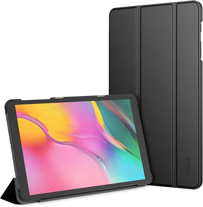 JETech Case for Samsung Galaxy Tab A 10.1 2019 (SM-T510/T515), Case Cover with Stand Function (Black) - Image 1