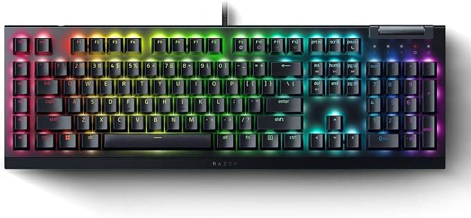 Razer BlackWidow V4 X - Mechanical Gaming Keyboard with Razer Chroma RGB - US Green - Image 1
