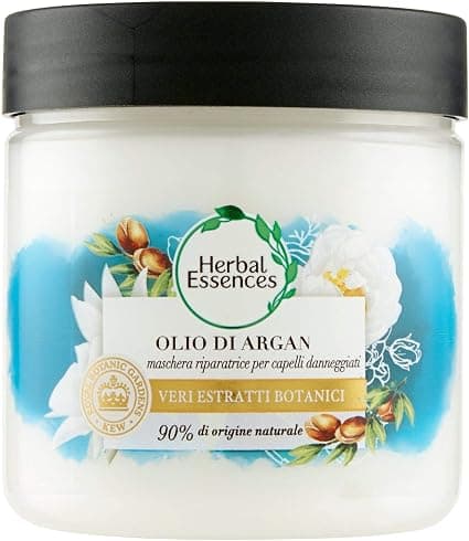 Herbal essences, Restructuring Hair Mask with Argan Oil, Protects From In Dello Styling, Collaborates with Royal Botanic Gardens, Kew, 250 ml